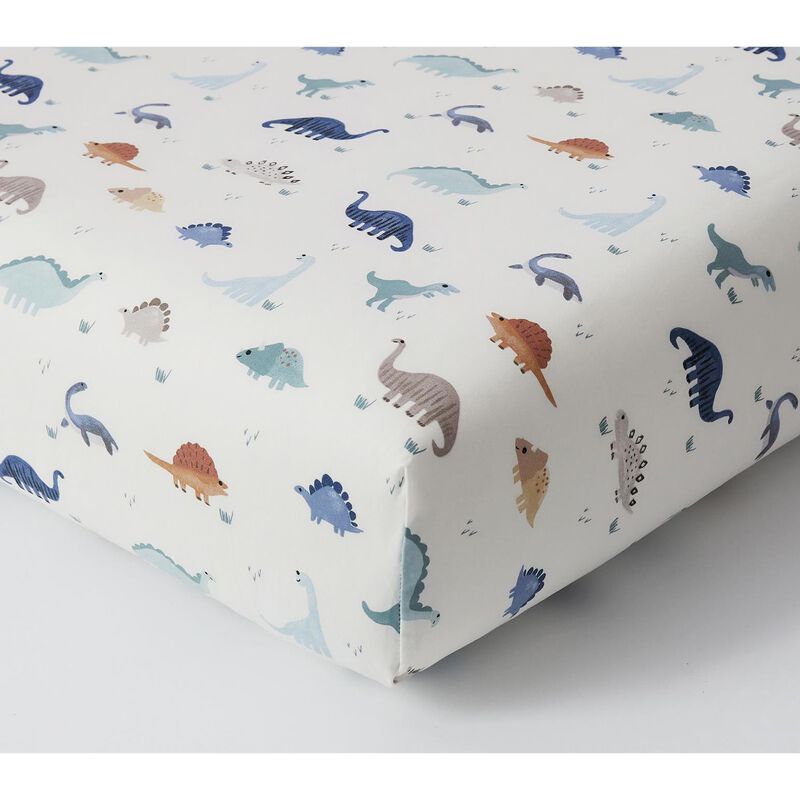 Pottery Barn Kids Dillon Dino Crib Fitted Sheet image number 0